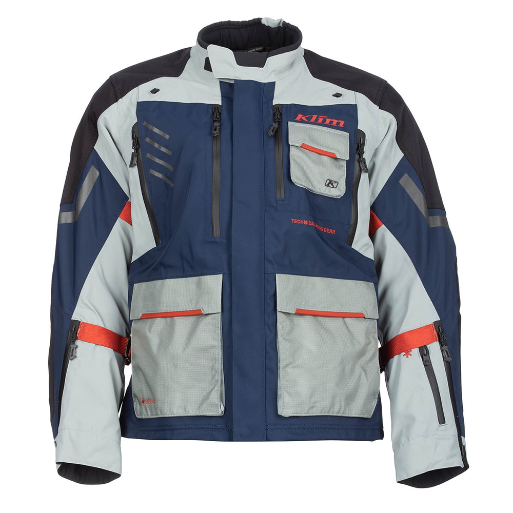 [Color:::DRESS BLUES - RED OXIDE] Klim Carlbad Jacket
