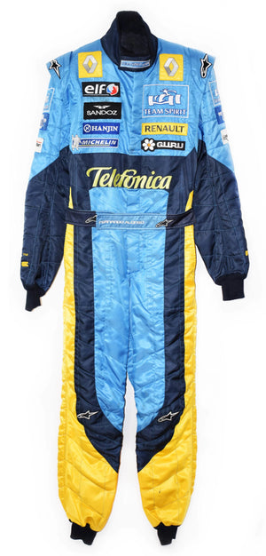 Fernando Alonso Renault F1 Race Suit 2005 Replica – Printed Championship Edition Endless Racegear