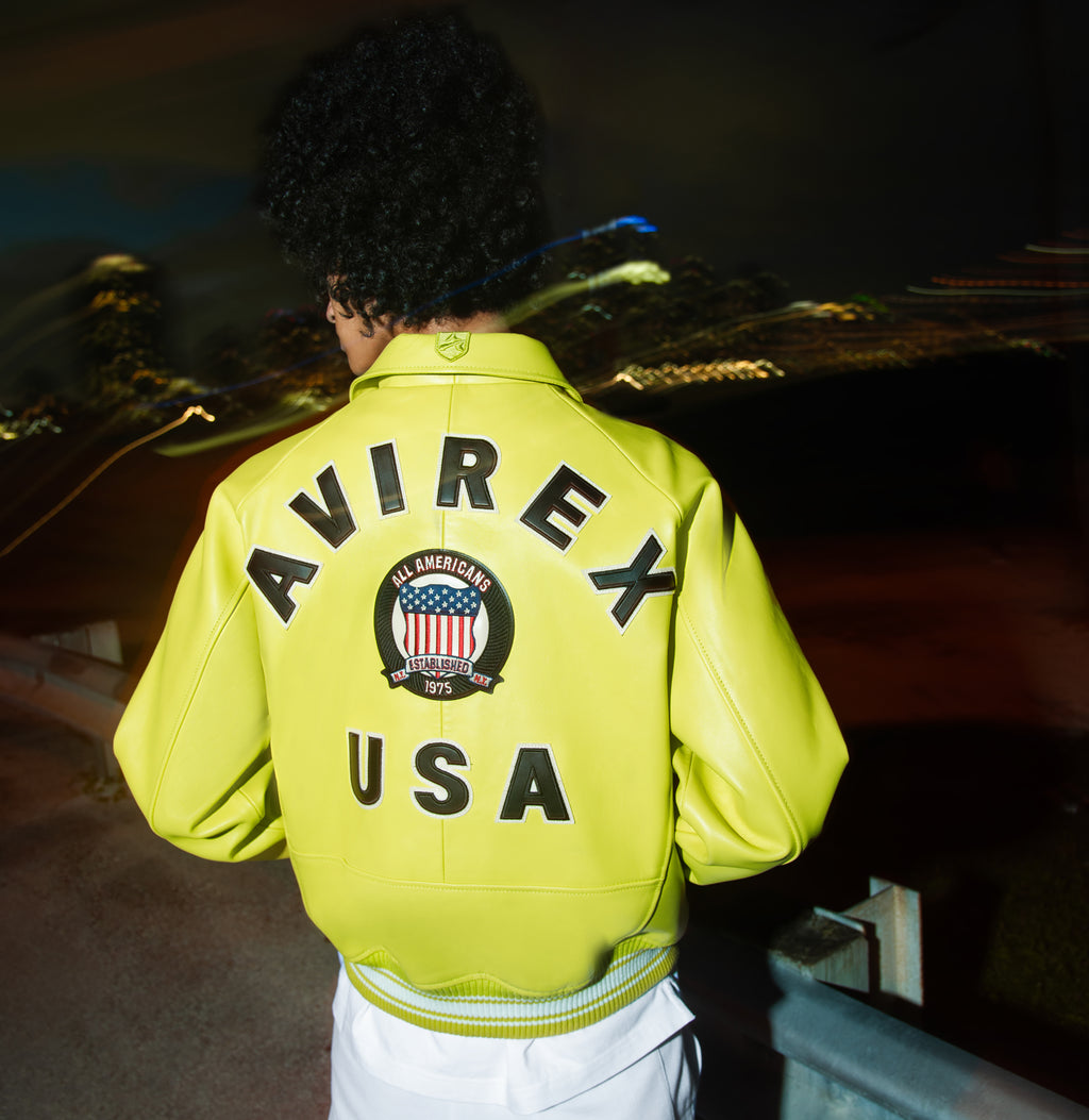 Purchase Best High Quality Glacier Color Avirex Fashion Limited Edition Ombre Icon Jackets rfxleatherofficial