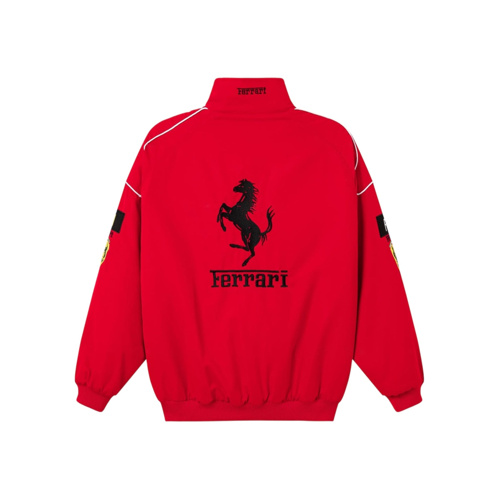 Ferrari F1 Vintage Red Jacket | Classic Motorsport Apparel Ex Race Gear