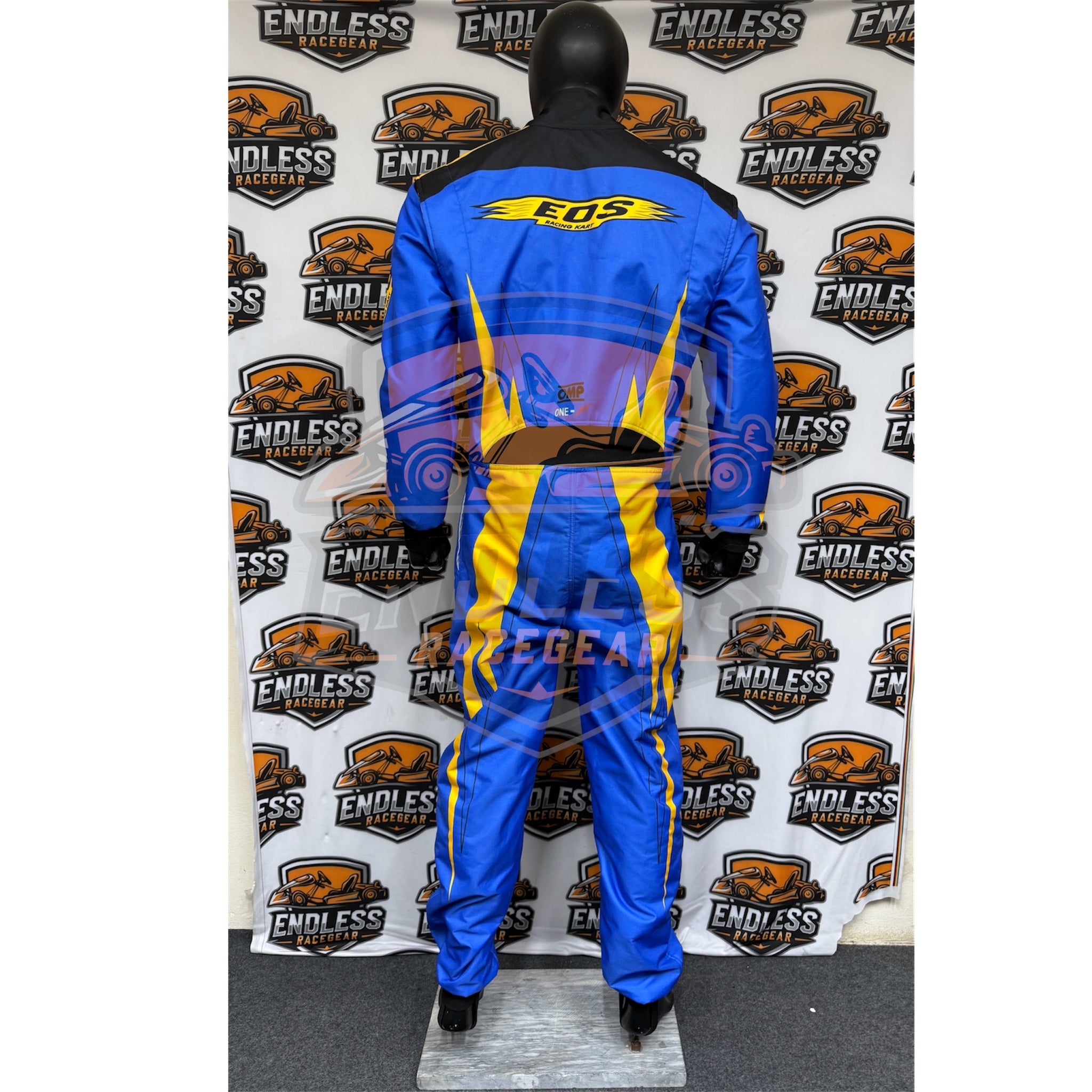 EOS 2021 OMP Overall Go Kart Replica Racing Sublimation Printed Suit Endless Racegear