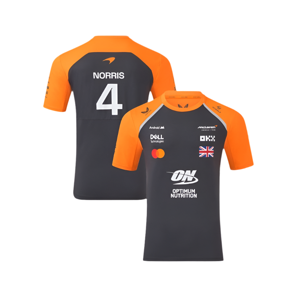 2025 McLaren Team Lando Norris Driver Set Up Replica T-Shirt - Phanto Endless Racegear