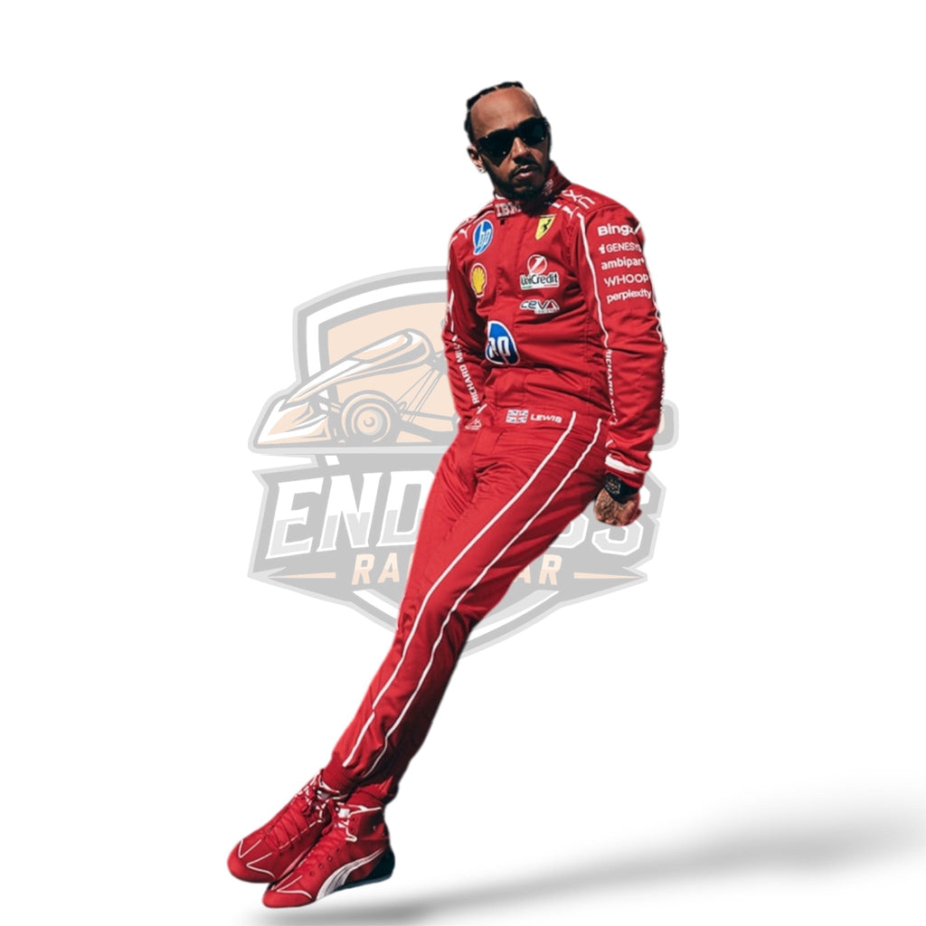 2026 Scuderia Ferrari Charles Leclerc HP Monza GP Replica Race Suit Endless Racewear