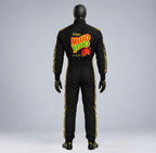 Mellow Yellow Go-Kart Racing Suit, Personalized Motorsport Costume (Adults & Kids) Endless Racegear