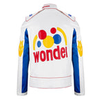 Racing Style Faux Leather Jacket – Funny Men’s Halloween Costume Cosplay Outfit for Couples Ex Race Gear