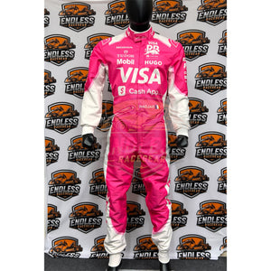 2025 Racing Bulls F1 Miami GP Replica Race Suit – Pink and White Edition Endless Racegear