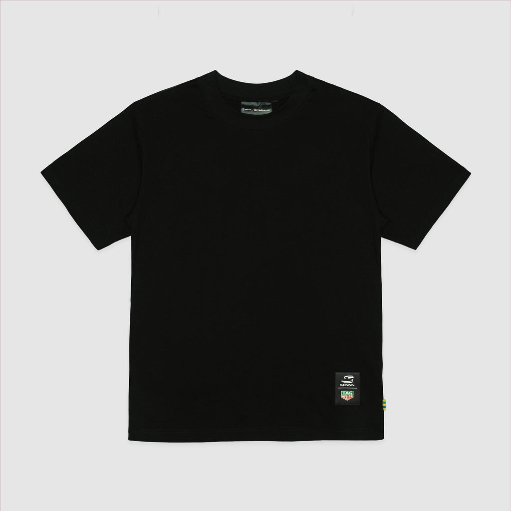Ayrton Senna F1 x Tag Heuer 88 T-Shirt - White/Black Endless Racegear