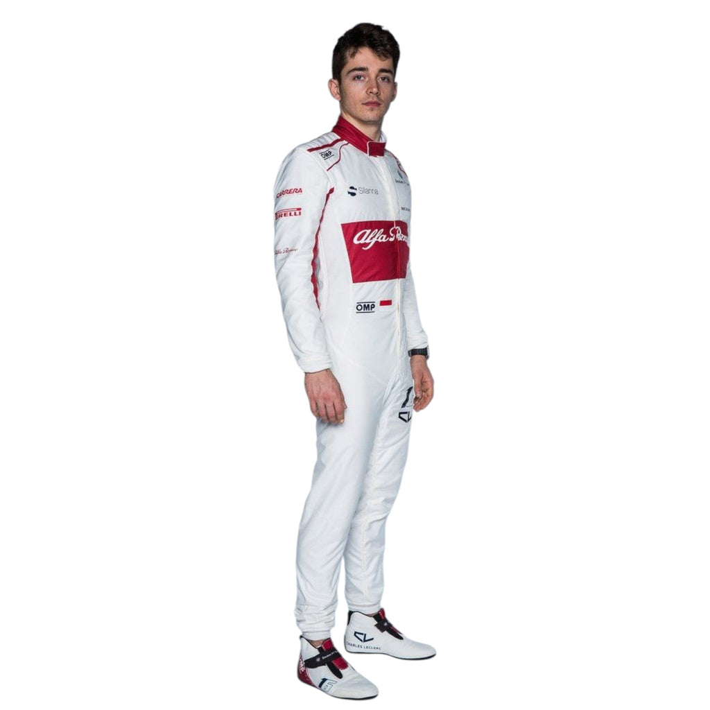 2018 Charles Leclerc Alfa Romeo Sauber Formula One Suit Ex Race Gear
