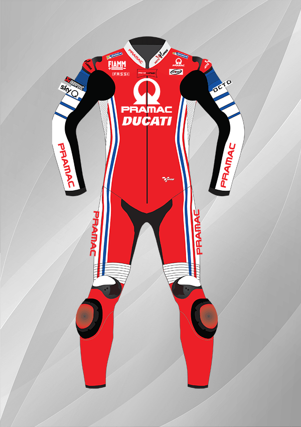 Francesco Bagnaia Ducati Paramac MotoGP 2020 Riding Suit Endless Racegear