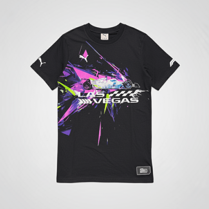 Formula 1 Tech Collection F1 Las Vegas GP T-Shirt - Black Endless Racegear