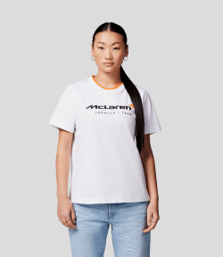 McLaren F1 Women's Core Essentials T-Shirt - White Endless Racegear