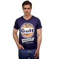GrandPrix Originals Men's Gulf Vintage Racing Oil V-Neck T-Shirt - Navy GrandPrix Originals USA