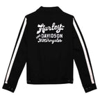 Harley-Davidson Women's Gas and Oil Sleeve Stripe Jacket Endless Racegear