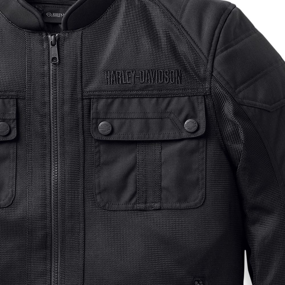 Harley-Davidson Jacket Zephyr Mesh Jacket Black Harley-Davidson