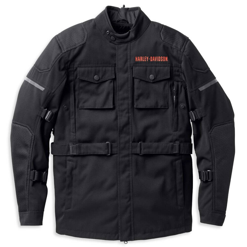 Harley-Davidson Men's Quest Triple Vent System Jacket Black Harley-Davidson