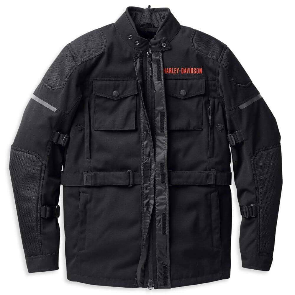Harley-Davidson Men's Quest Triple Vent System Jacket Black Harley-Davidson