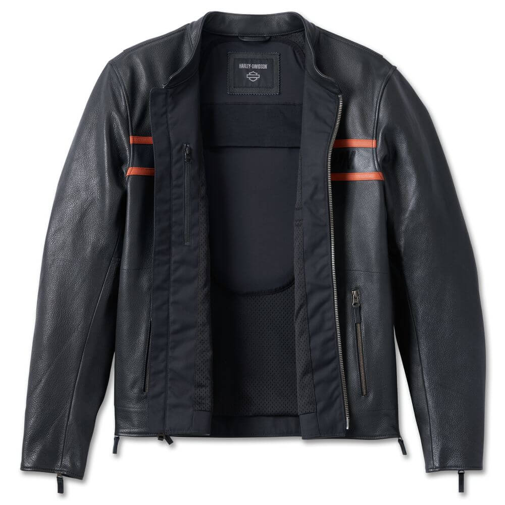 Harley-Davidson Men's Victory Lane II Leather Jacket - Black - Endless Racegear