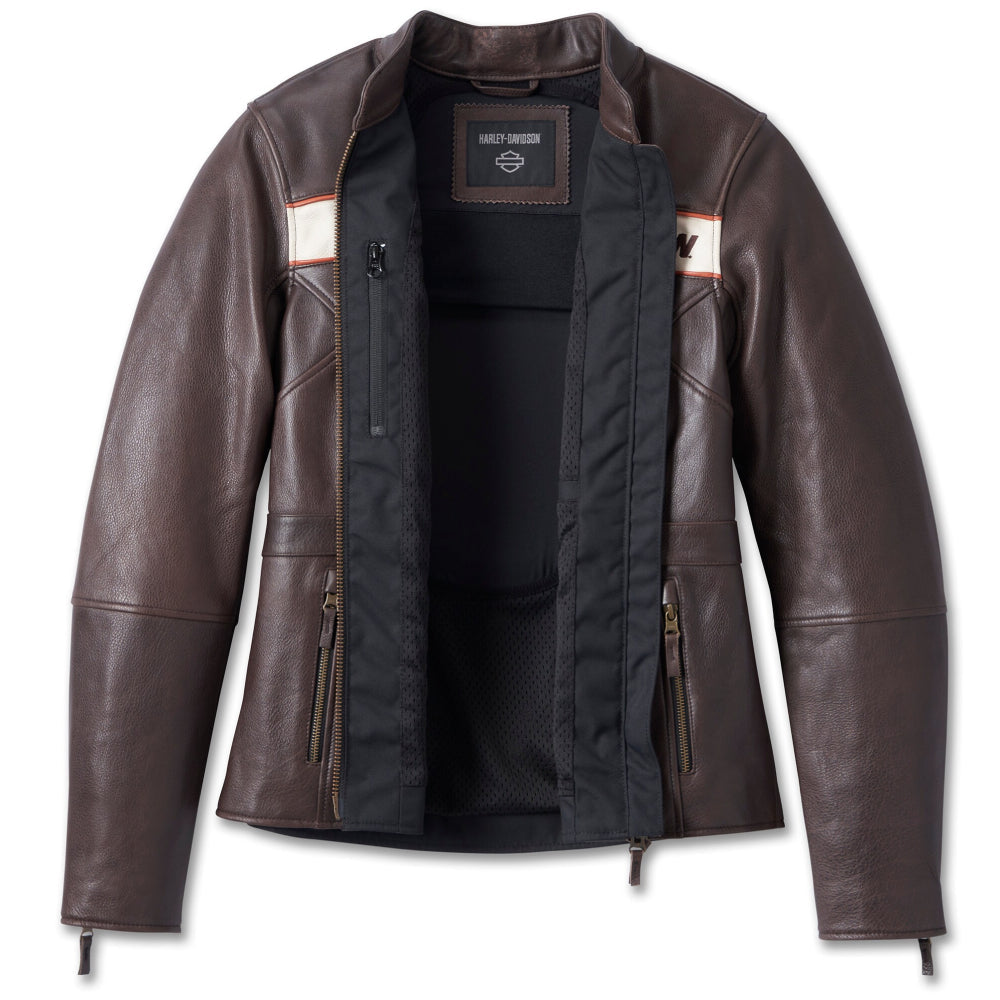 Harley-Davidson Women's Victory Lane Leather Jacket - Endless Racegear