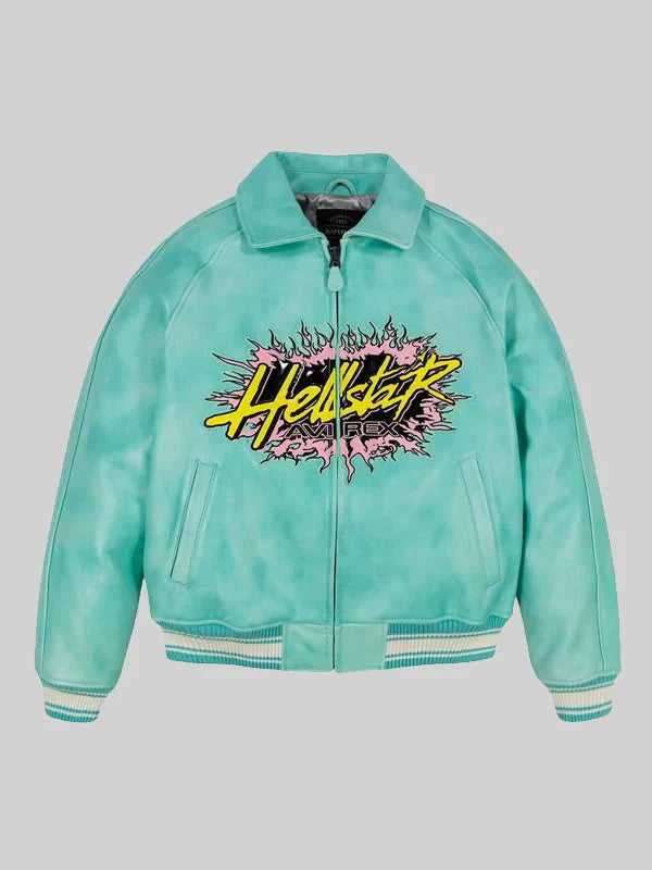Hellstar x Avirex Leather Vintage Racing Jacket – Endless Racegear