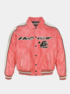 Hellstar x Avirex Leather Vintage Racing Jacket SHABA Collection