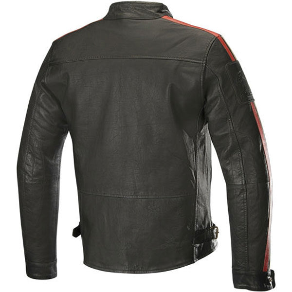 Mens Honda Retro Vintage Leather Biker Jacket 3A MOTO LEATHER