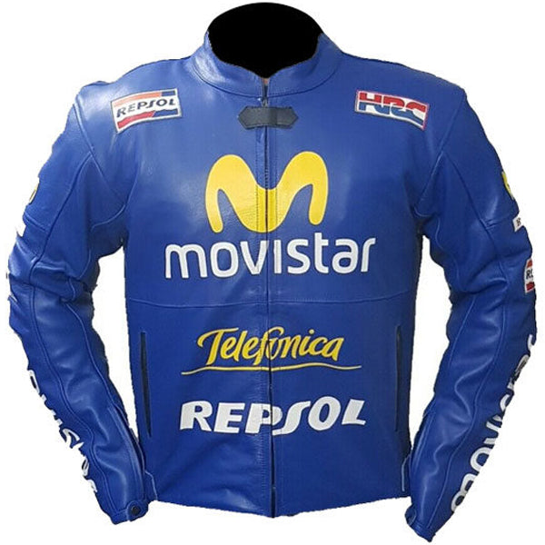 Honda Repsol Cx Cowhide Motorbike Leather Jacket 3A MOTO LEATHER