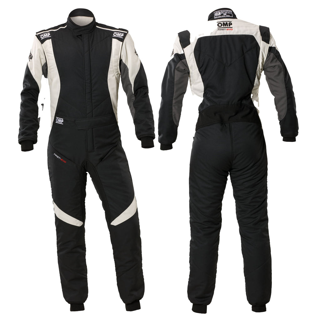 2025 OMP First Evo Race Suit Entry Level Fireproof Overalls FIA 8856-2018 Spec OMP