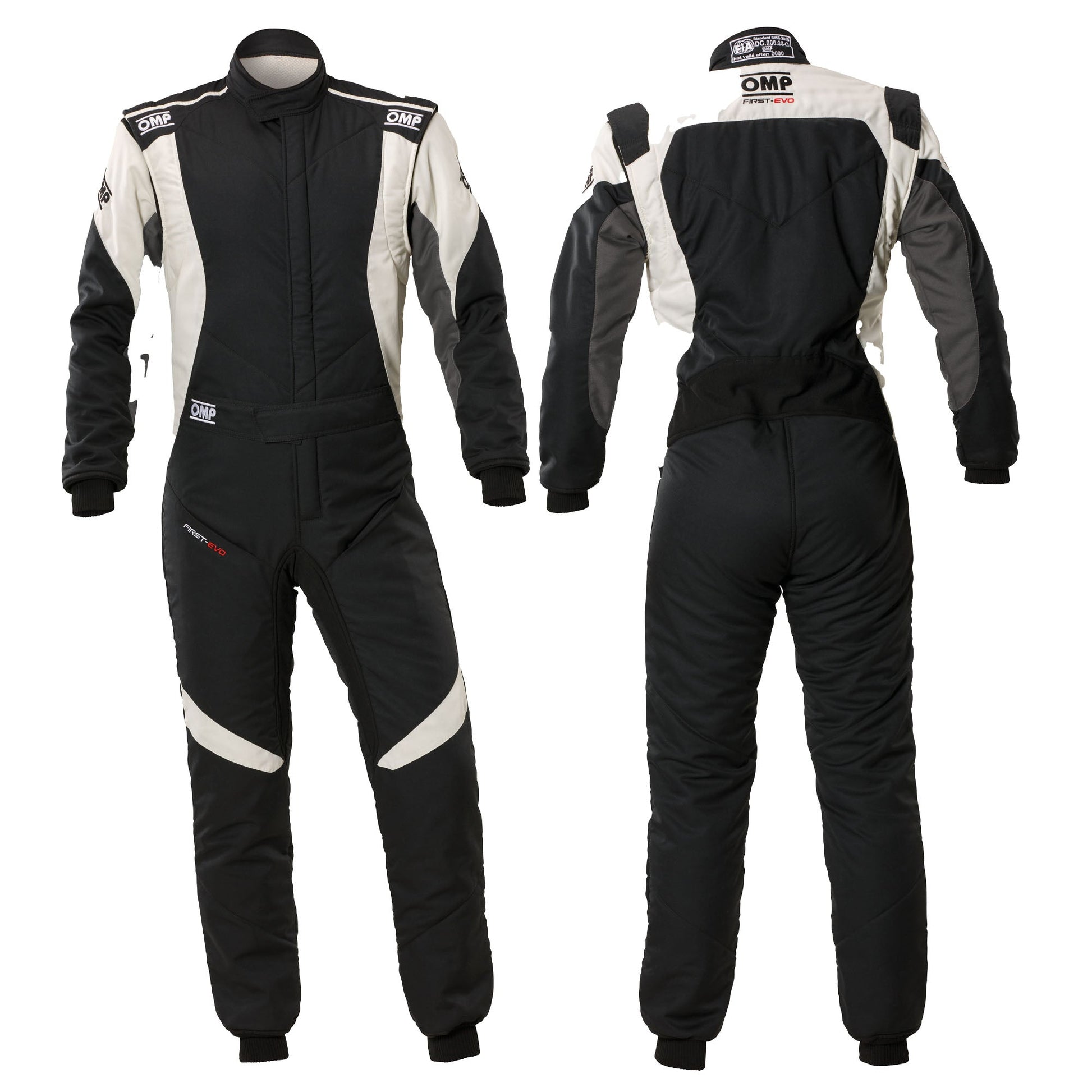 2025 OMP First Evo Race Suit Entry Level Fireproof Overalls FIA 8856-2018 Spec OMP