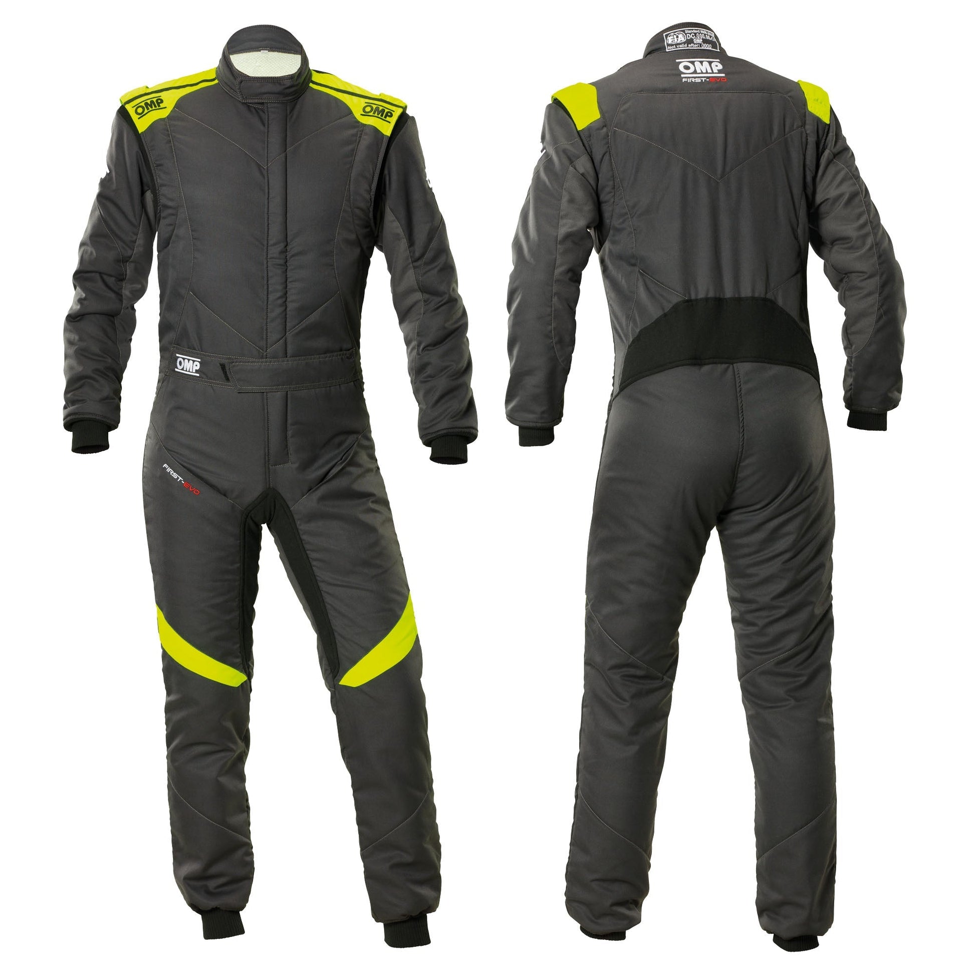 2025 OMP First Evo Race Suit Entry Level Fireproof Overalls FIA 8856-2018 Spec OMP