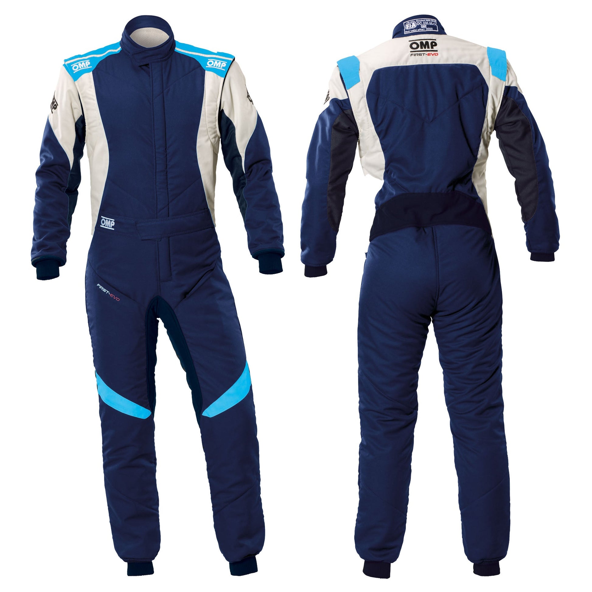 2025 OMP First Evo Race Suit Entry Level Fireproof Overalls FIA 8856-2018 Spec OMP