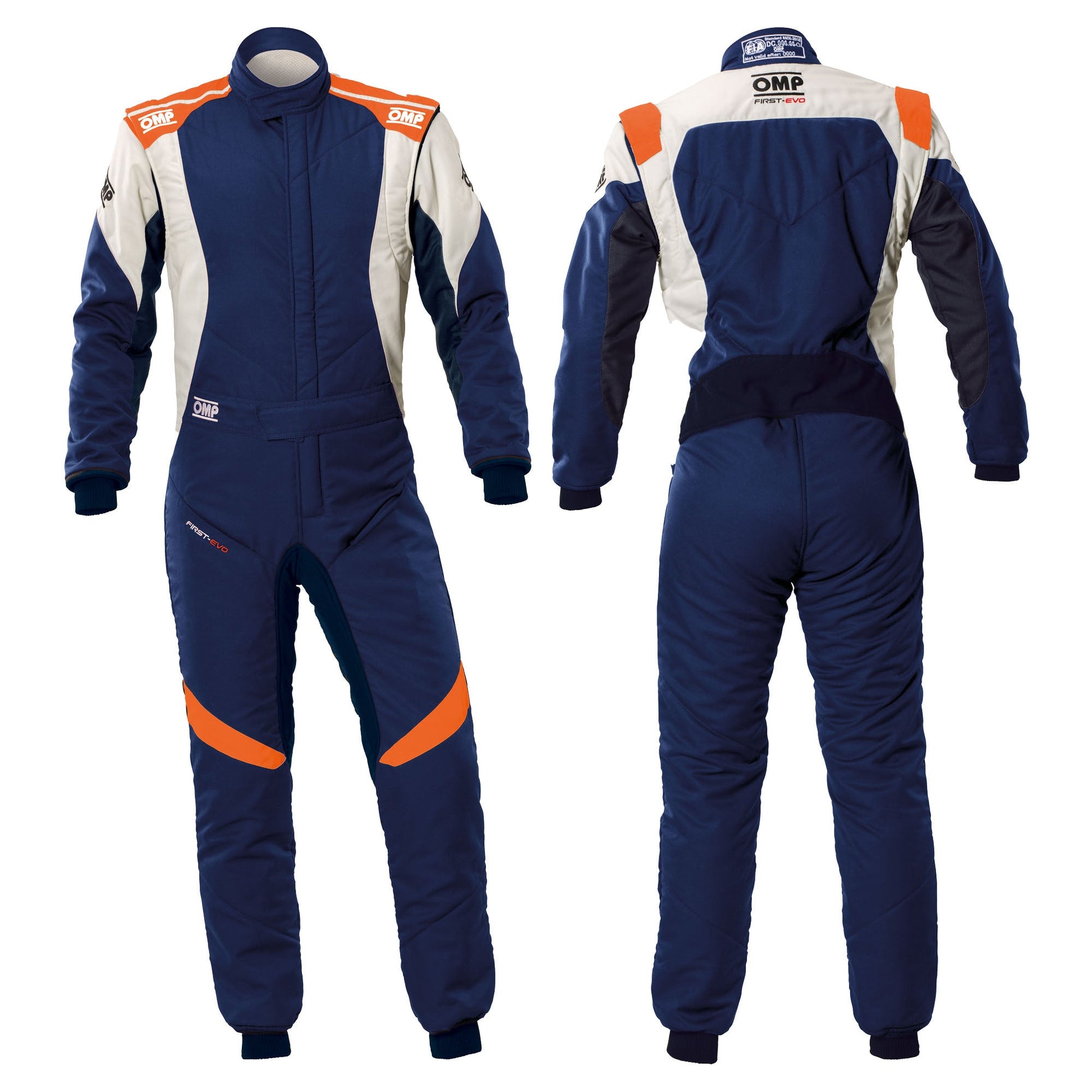 2025 OMP First Evo Race Suit Entry Level Fireproof Overalls FIA 8856-2018 Spec OMP