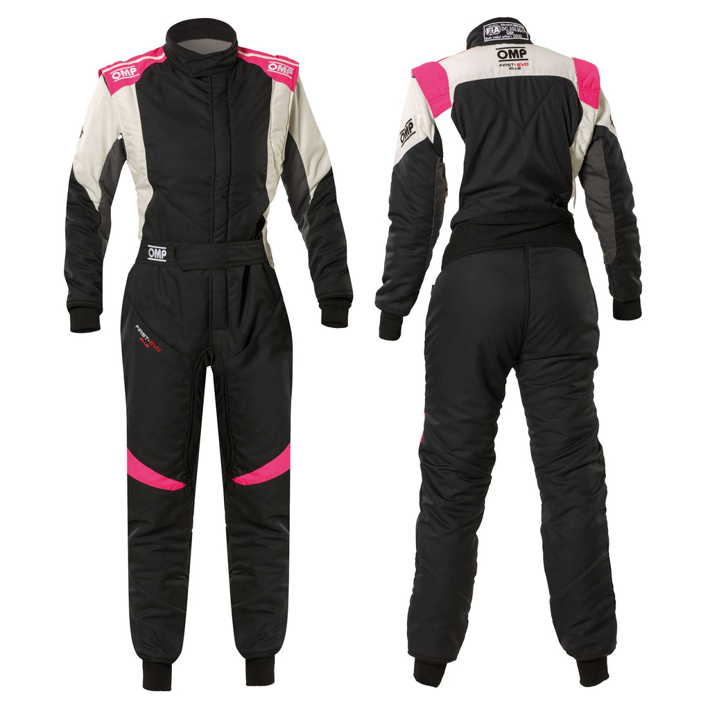 2025 OMP First Evo Elle Race Suit Ladies Womens Girls Fireproof FIA 8856-2018 OMP