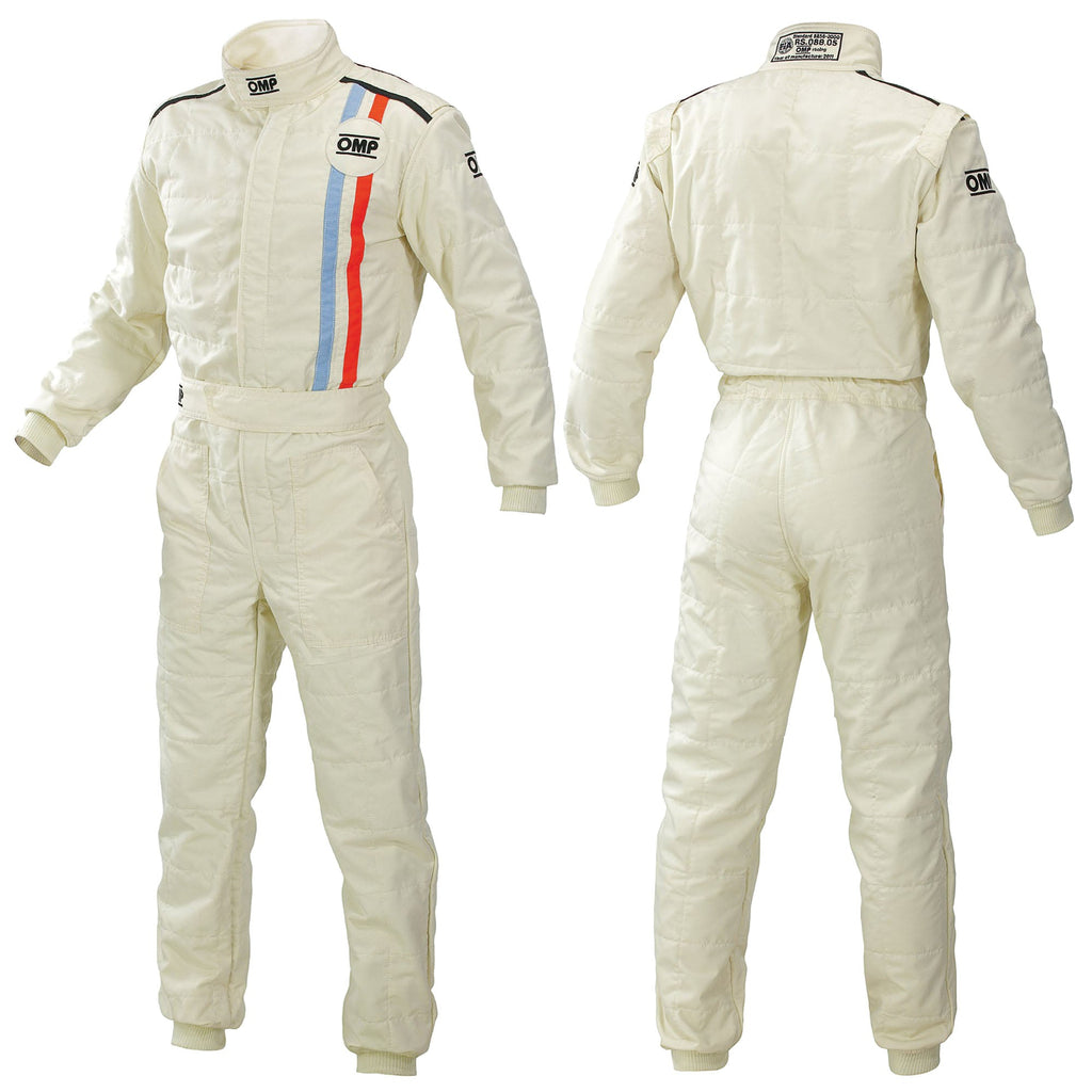OMP Classic Race Suit Fireproof Vintage 1970s Retro Style FIA 8856-2018 Approved OMP