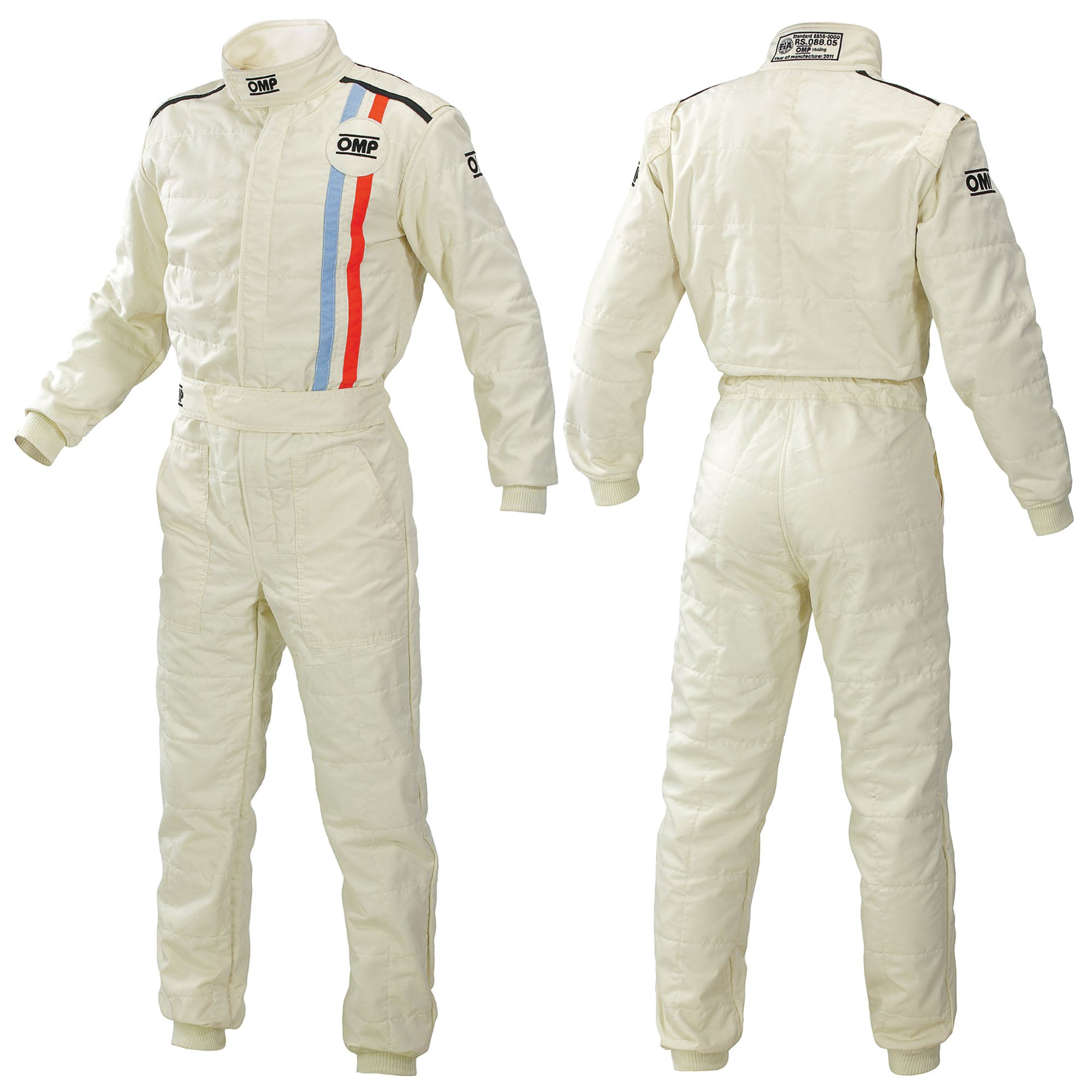 OMP Classic Race Suit Fireproof Vintage 1970s Retro Style FIA 8856-2018 Approved OMP