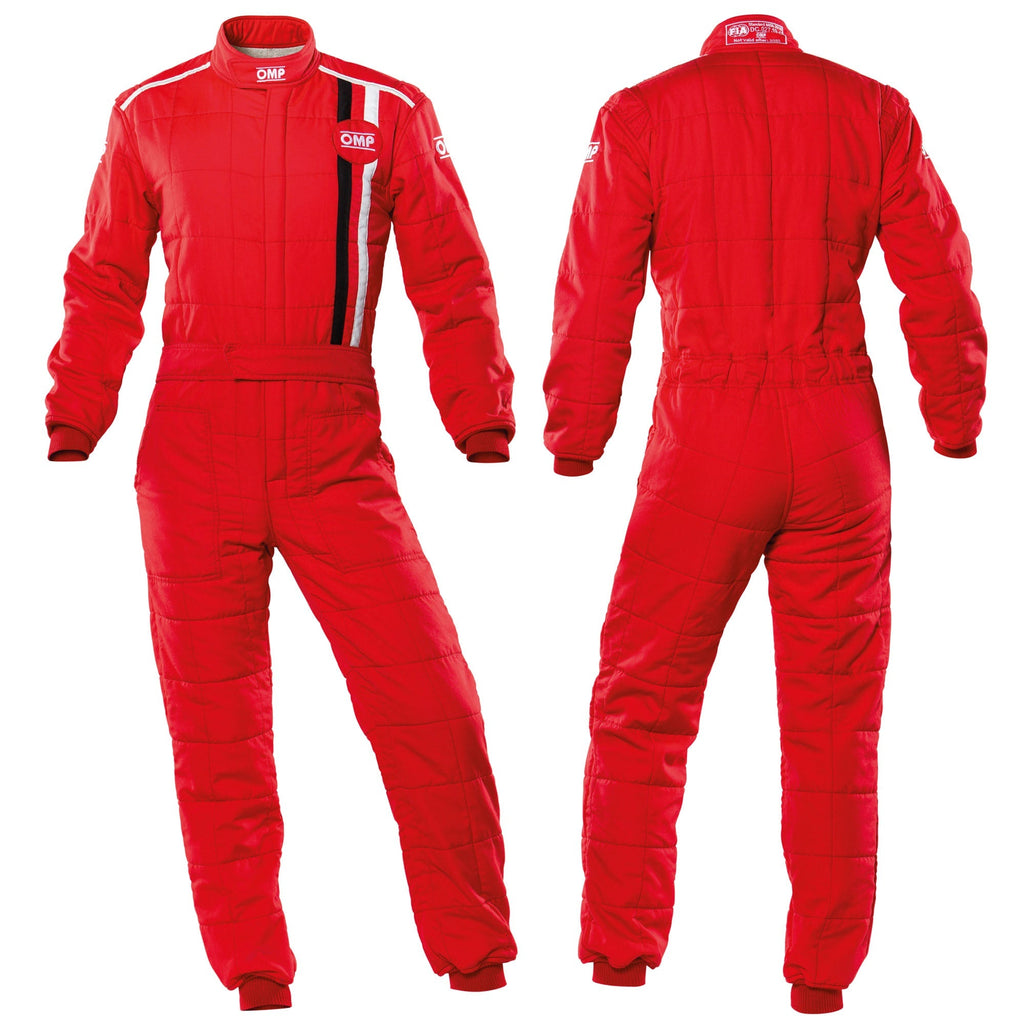 OMP Classic Race Suit Fireproof Vintage 1970s Retro Style FIA 8856-2018 Approved OMP