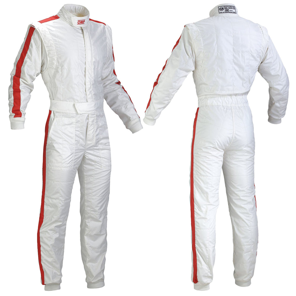 OMP One Vintage Race Suit F1 1960s Style FIA 8856-2018 Fireproof Racing Rally OMP