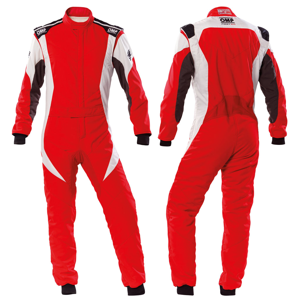 OMP First Evo Race Suit Latest Model Fireproof FIA Approved Motorsport Racing OMP