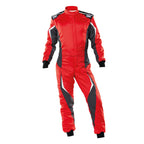 OMP Tecnica Evo Racing Suit - Red/Black