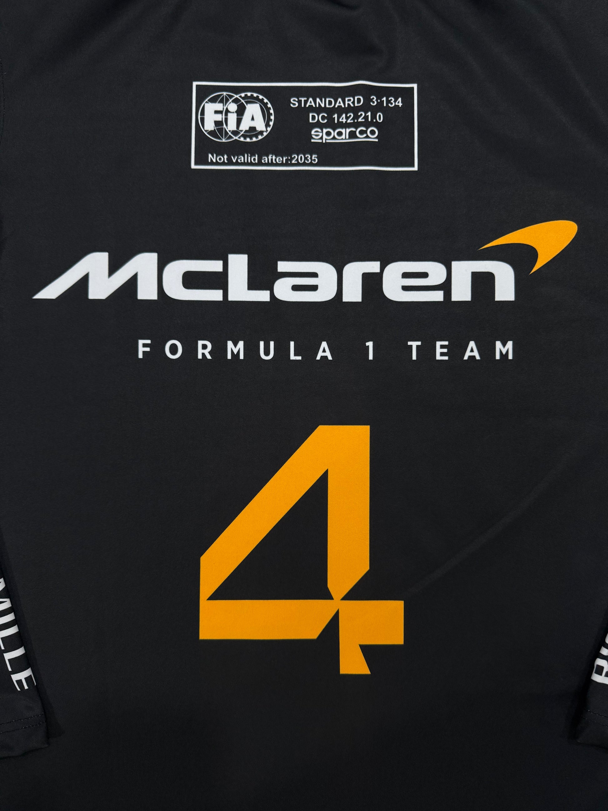 Lando Norris F1 Racing Shirt Compression 2025 | McLaren Replica Compression