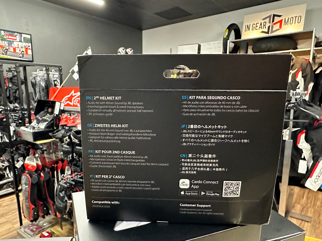 Cardo Packtalk Edge 2nd Helmet Kit Cardo