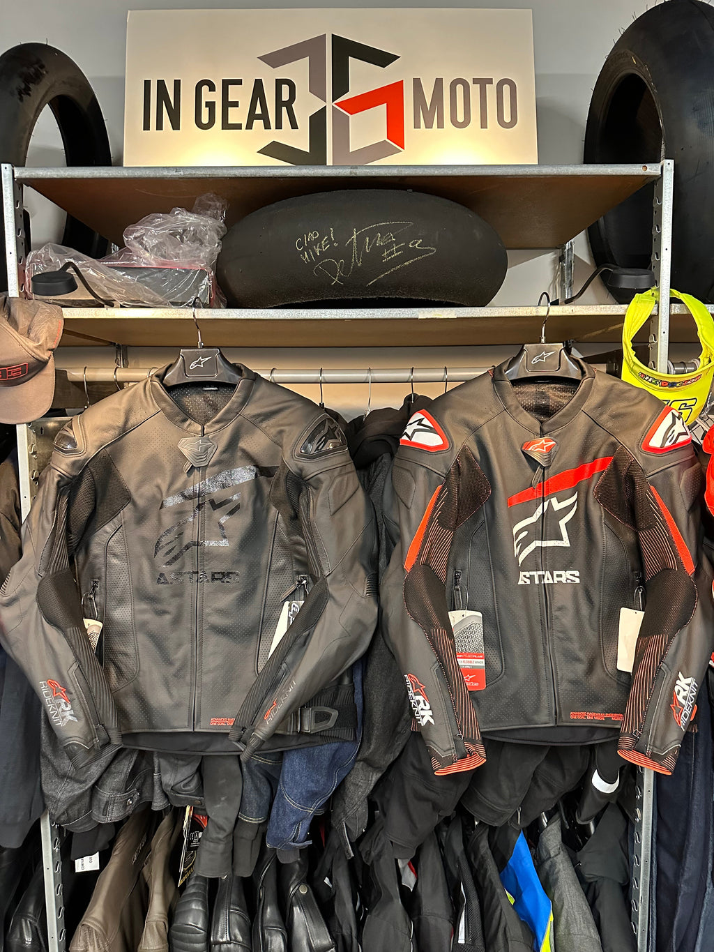 Alpinestars GP Plus R v4 Rideknit Leather Jacket Alpinestars