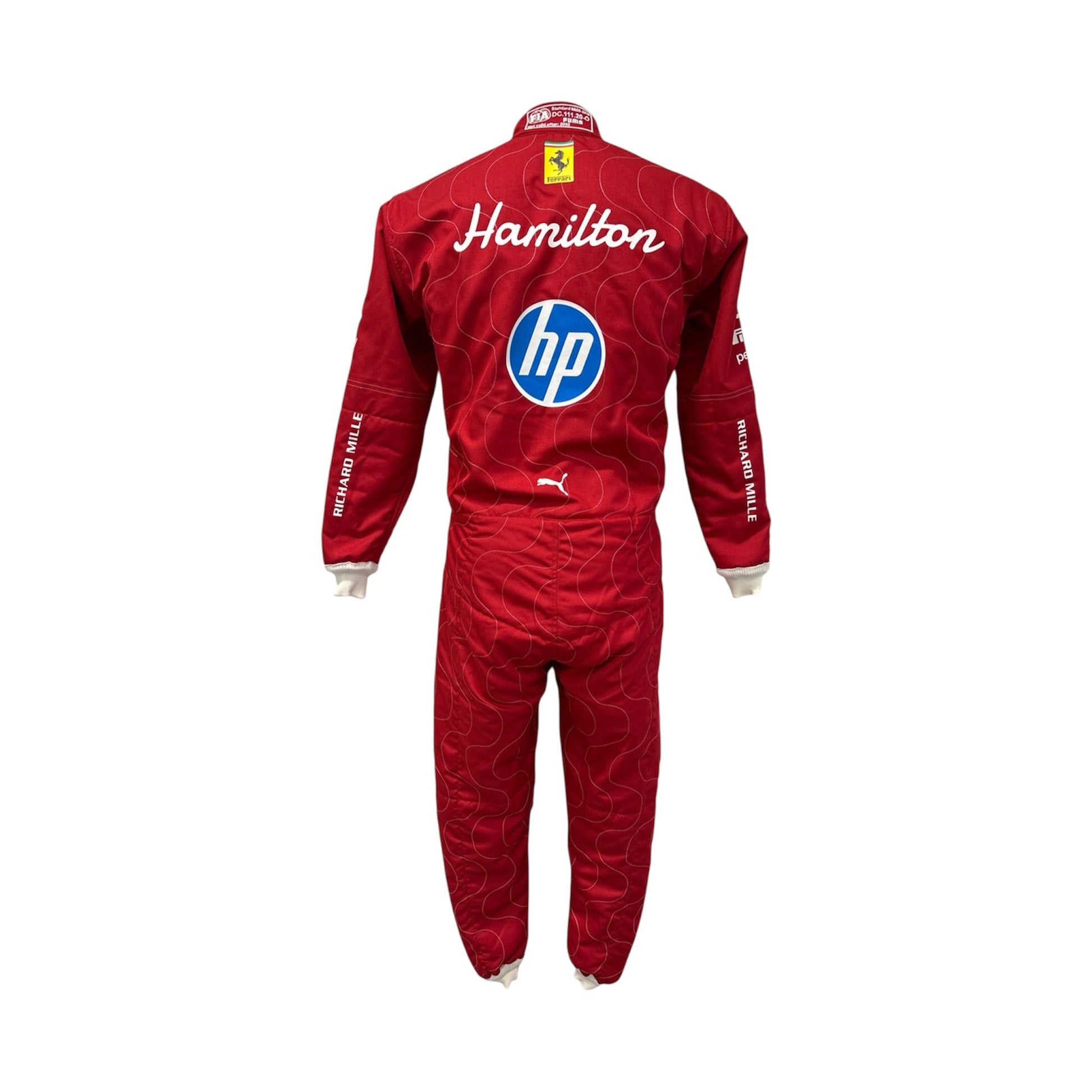 2025 Lewis Hamilton Scuderia Ferrari HP Monza GP F1 Race Suit My Store