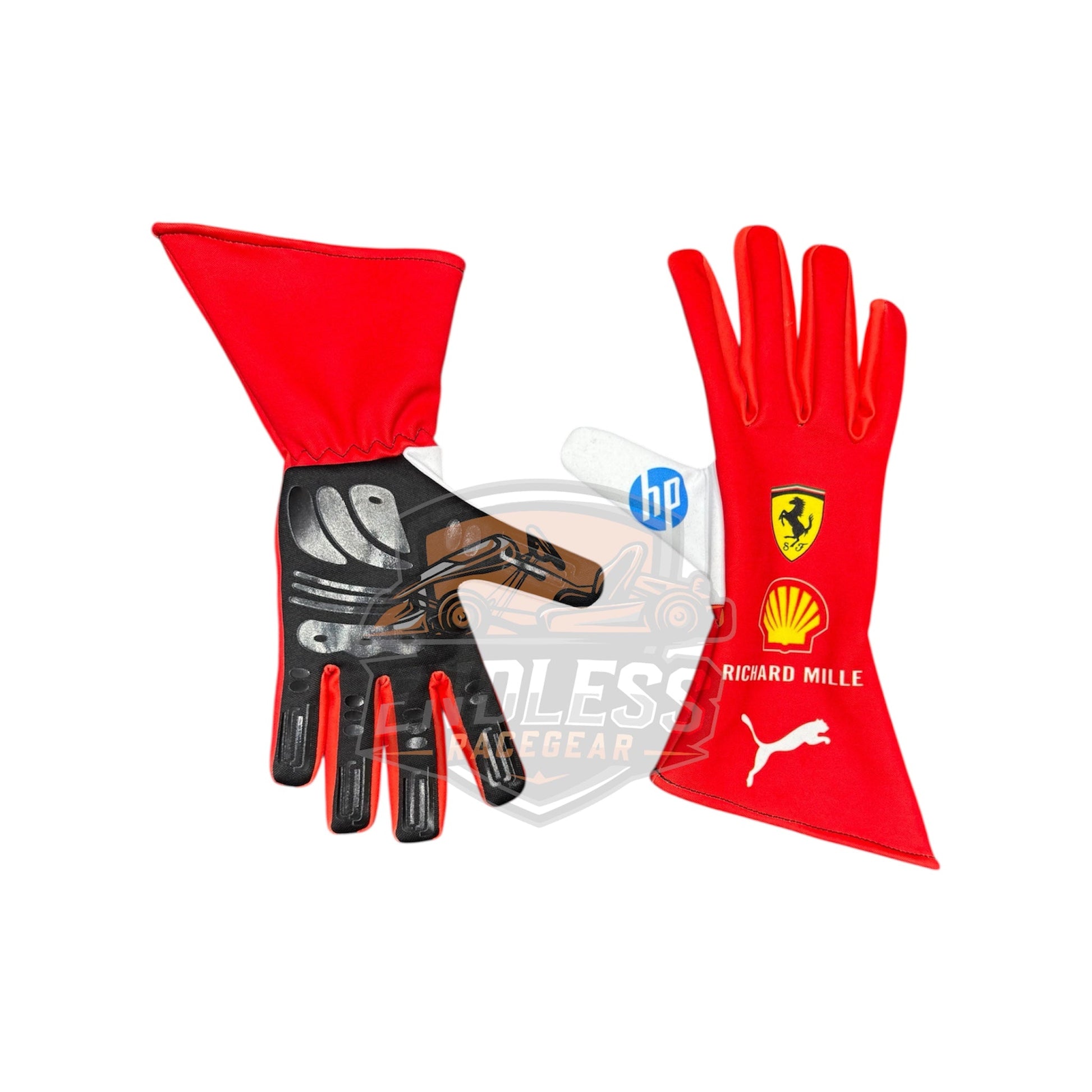 2025 Scuderia Ferrari F1 GP Gloves – Replica Gloves Endless Racegear
