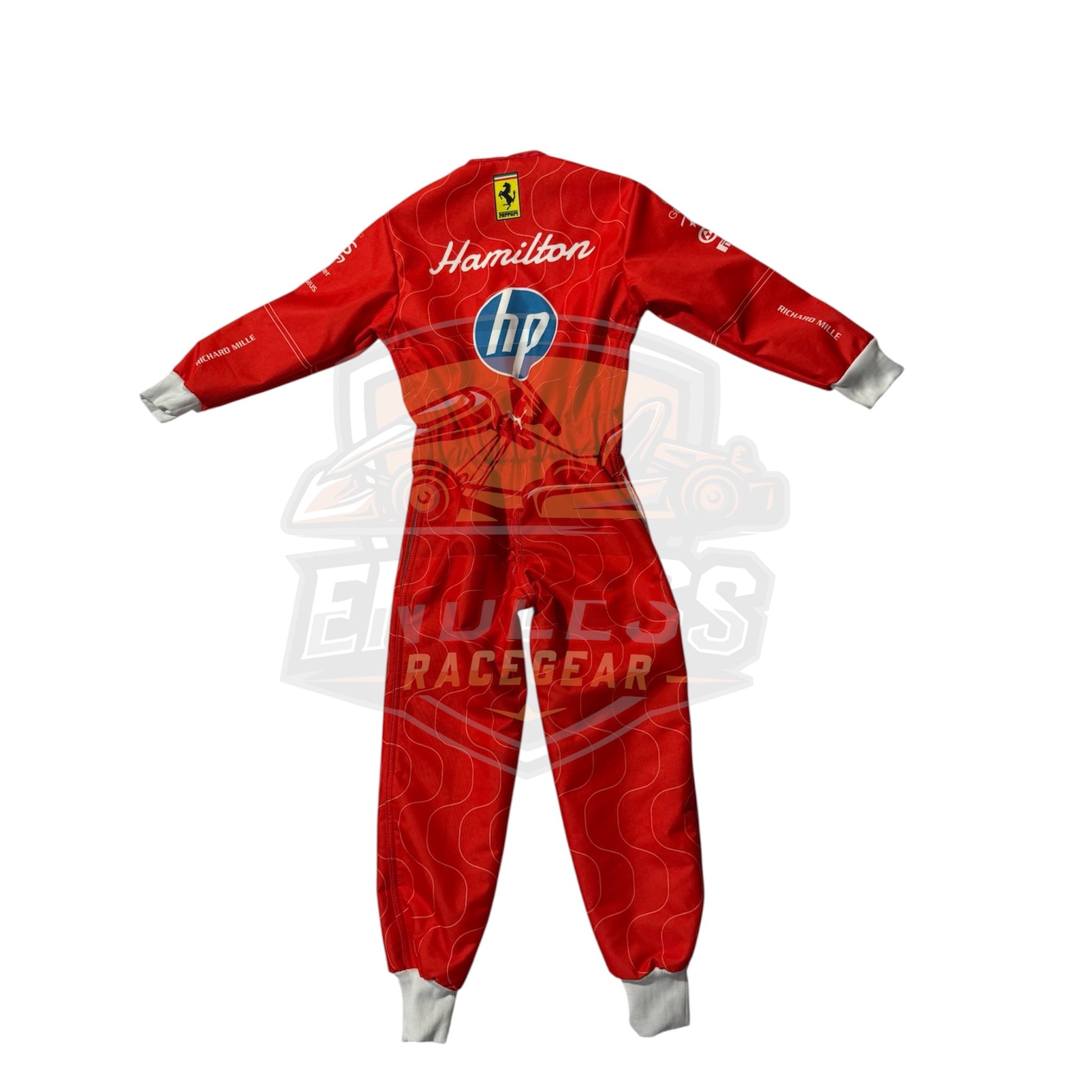 2025 Scuderia Ferrari Lewis Hamilton HP F1 Team Monza GP Replica Race Suit Endless Racegear