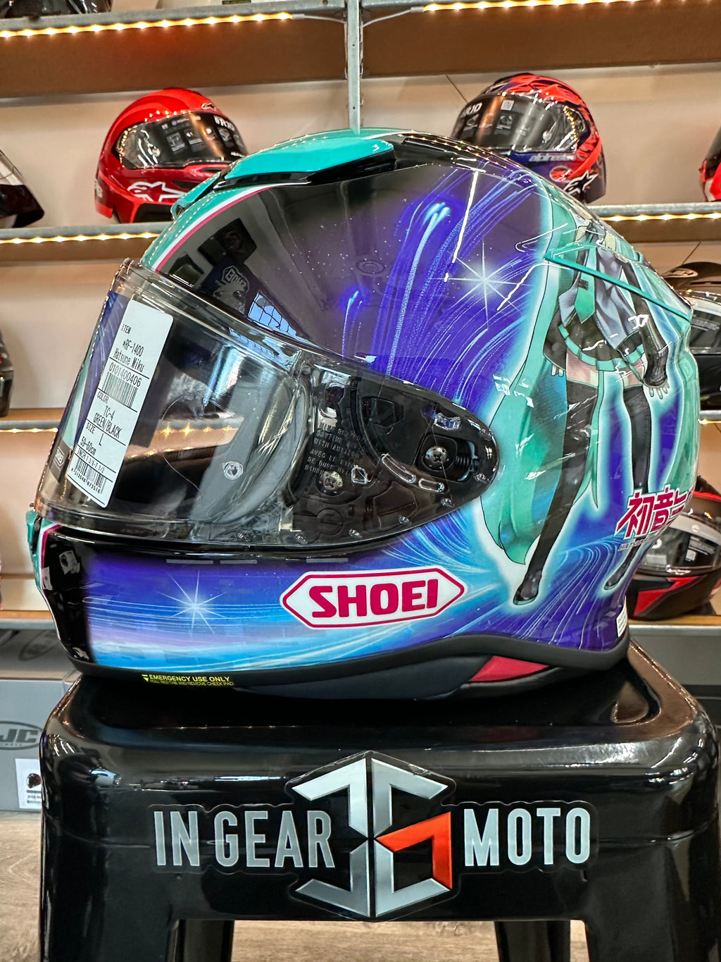SHOEI RF-1400 Hatsune Miku SHOEI