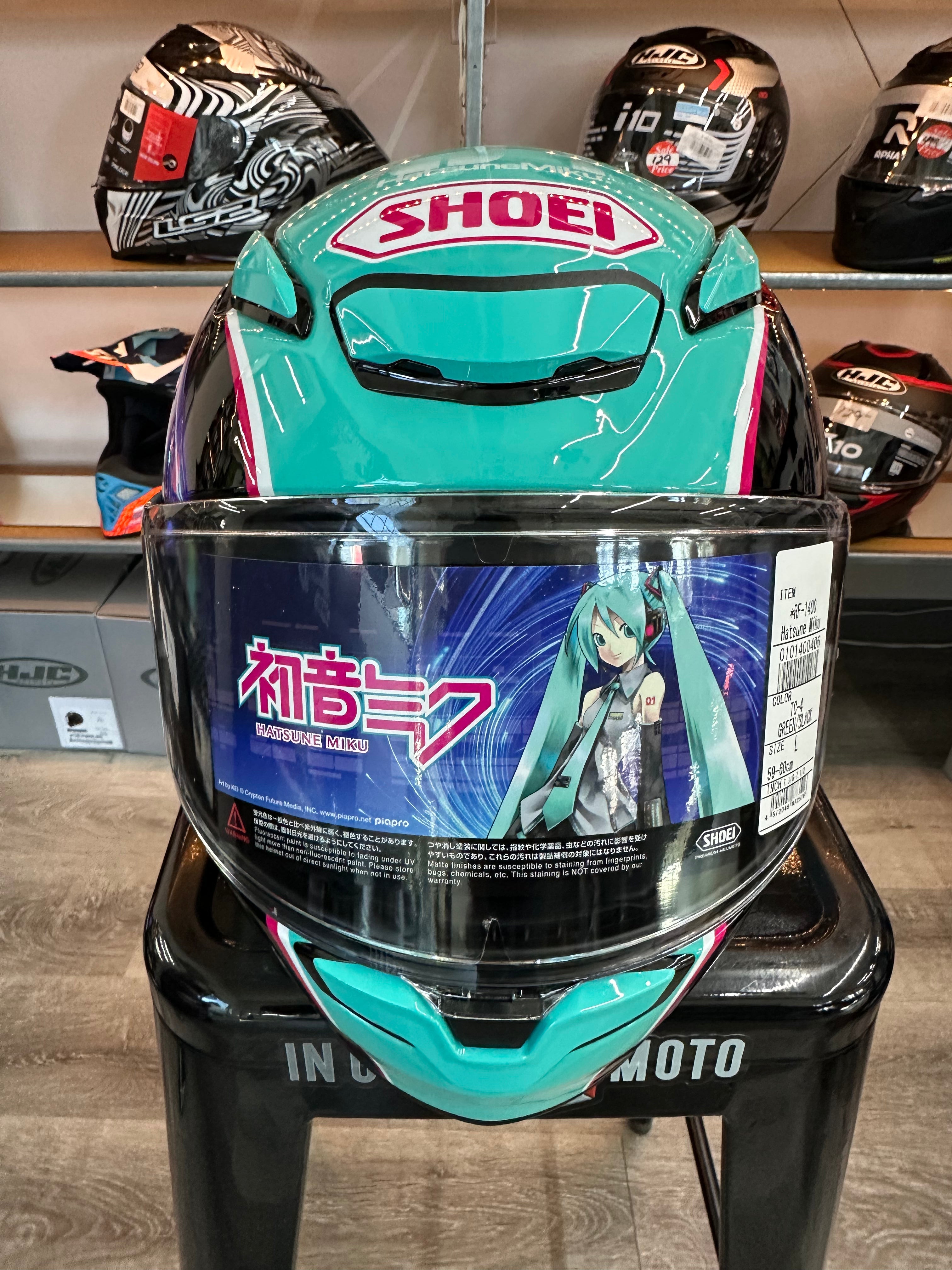 SHOEI RF-1400 Hatsune Miku SHOEI