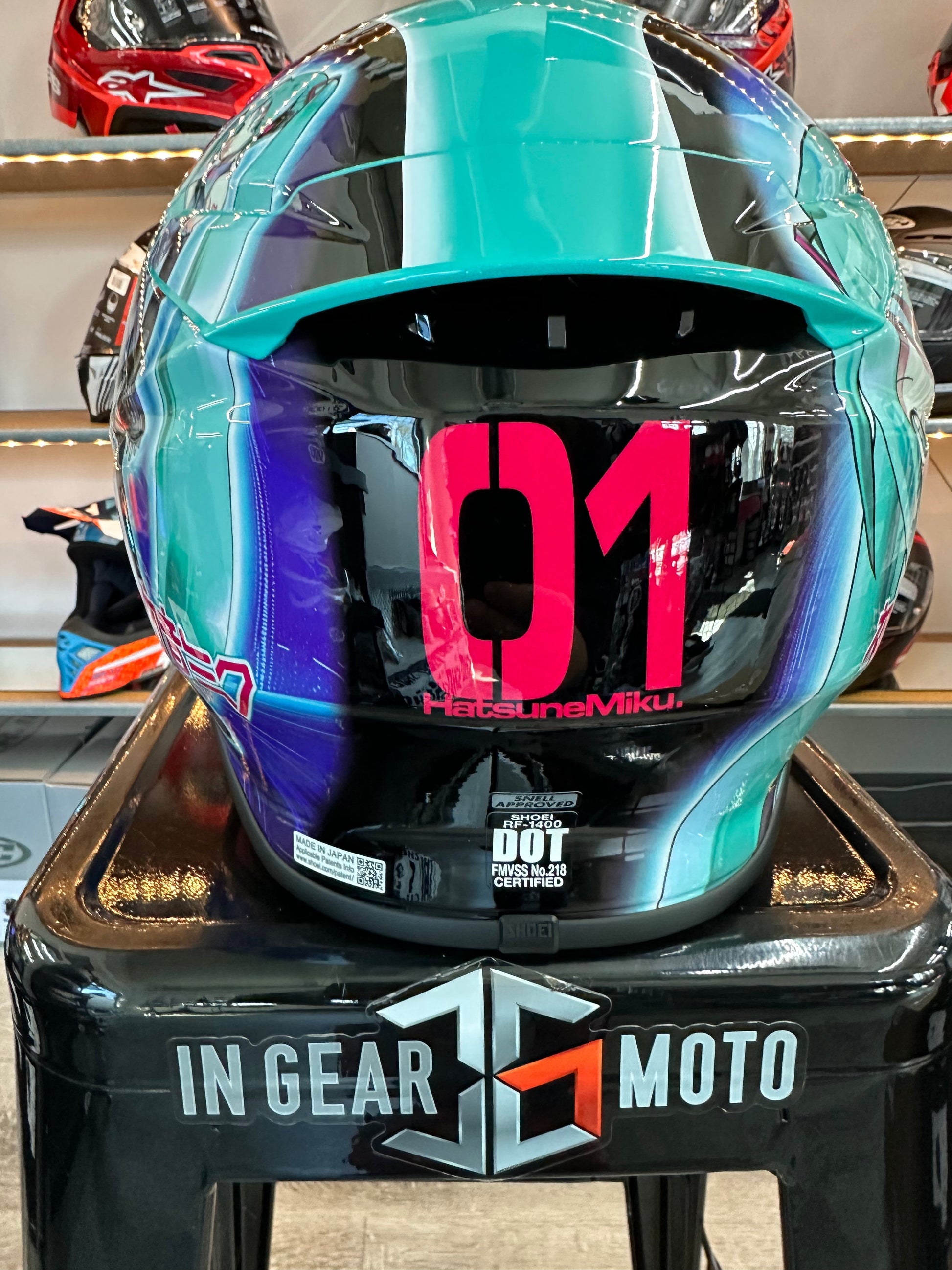 SHOEI RF-1400 Hatsune Miku SHOEI
