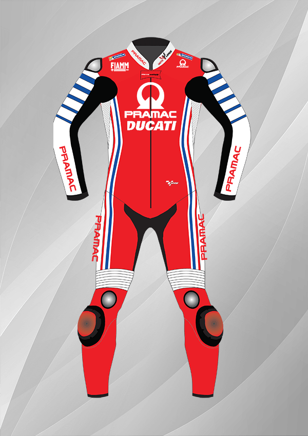 Jack Miller Ducati Paramac MotoGP 2020 Leather Race Suit Endless Racegear