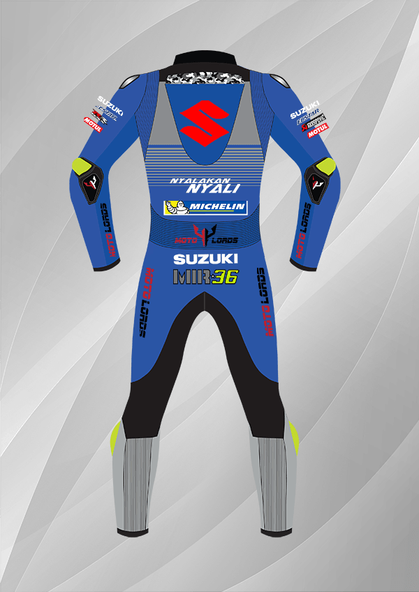 Joan Mir Suzuki Racing Suit - Ecstar MotoGP 2020 Leather Endless Racegear