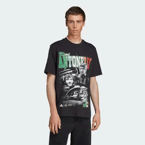 Mercedes - AMG Petronas Formula One Men's Kimi Antonelli T-Shirt - Black Endless Racegear